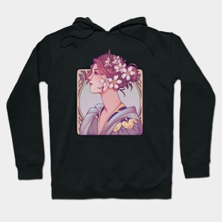 Floral Portrait Hoodie